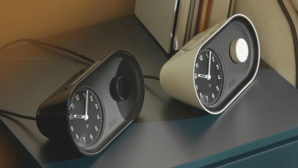 For Her Love of Timeless Design: The NanuElectrics Arc Alarm Clock